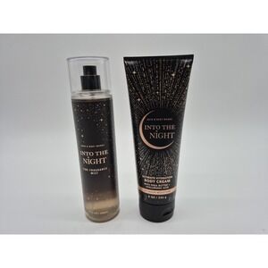 Bath & Body Works Into The Night Fine Fragance Mist & Body Cream 24 hr moisture